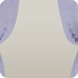 ガーデンへの入り口のカーテン