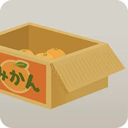 みかん入りダンボール