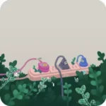 ピンクの延長コードと多肉植物