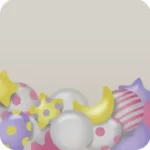 降り積もった風船たち