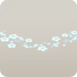 散らばった花
