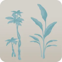 背の高い温室の植物