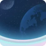 惑星が見える大きな舷窓