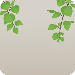 垂れ下がるつる植物