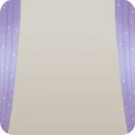 オーガンジーのカーテン