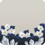透明な花の茂み