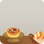 パンの乗ったカウンター