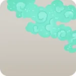 天の青い雲