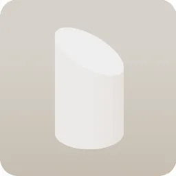 白い円柱