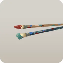 白昼夢の絵の具まみれの筆
