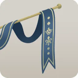 秩序のキングの黒旗