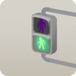 故障した信号機