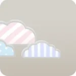 雲のパネル・左