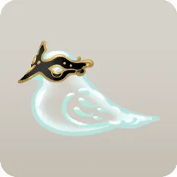 仮面を着けたガラスの鳥