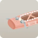 ペーパークラフトのトゥシューズ