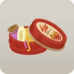ふたが開いたレトロなクッキー缶