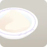 粉ゼラチンが入った小皿