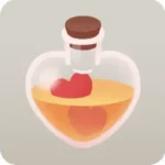 ハート型フラスコ