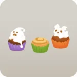 並ぶハロウィンのカップケーキ