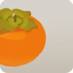 左の甘柿