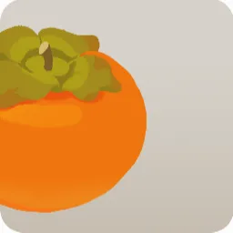 左の甘柿