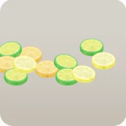 柑橘の粒ぞろいビーズ
