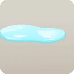 青空の映る水たまり