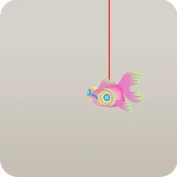 吊り下げ金魚