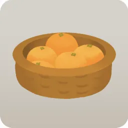 籠に入ったみかん