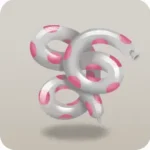 水玉のツイスト風船