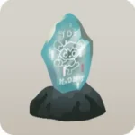 古代文字が刻まれたクリスタル