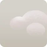 まるい形の雲・手前デコ右
