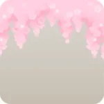 垂れ下がる枝垂桜