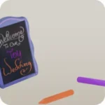 手書きのウェルカムボード