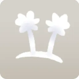 短めの触角・白
