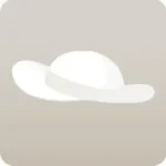純白のキャペリンハット