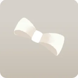 小さな白いリボン