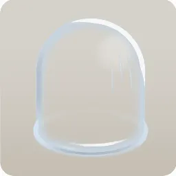 小さなガラスドーム
