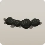 優美な黒薔薇の花冠