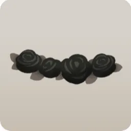 優美な黒薔薇の花冠