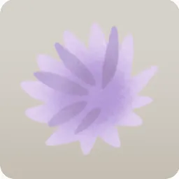 砂丘の小さな草・紫