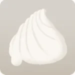 白い生クリーム帽